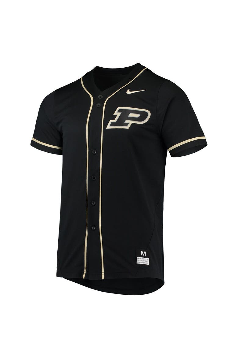 Men's Nike Black Purdue Boilermakers Replica Baseball Jersey, Alternate, color, Black