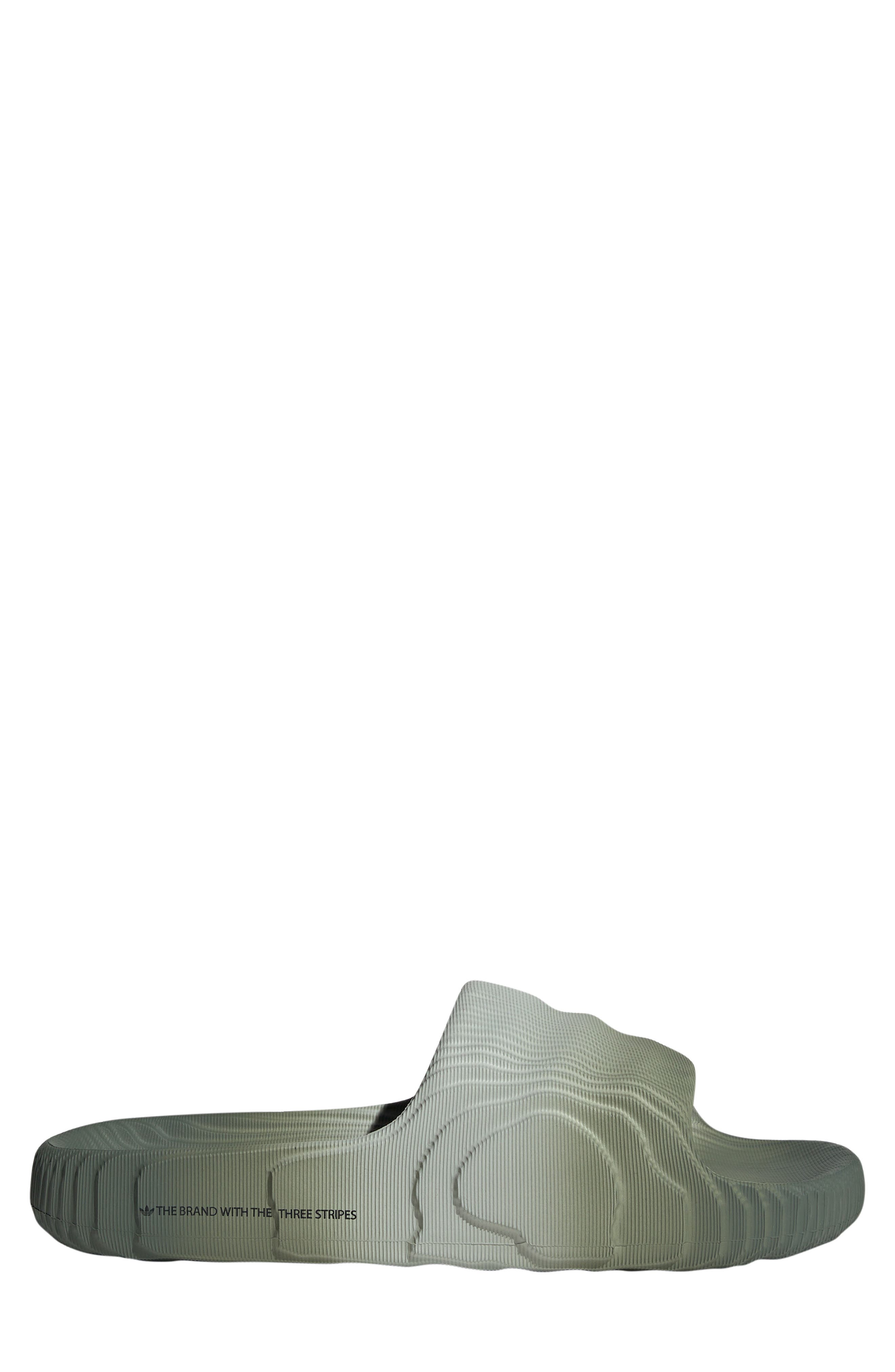 Gender Inclusive Adilette 22 Sport Slide, Main, color, SILVER/ GREEN/ CORE BLACK