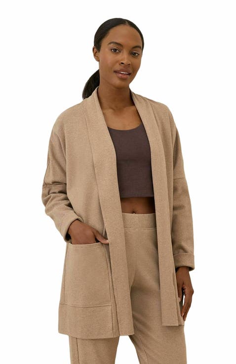 Organic Cotton Airplane Wrap Cardigan