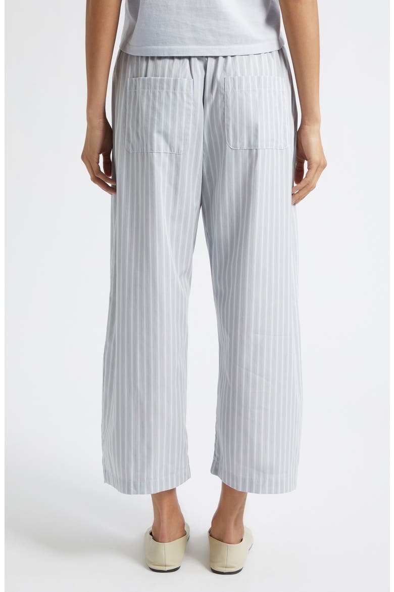 Yoshi Stripe Cotton Blend Drawstring Pants, Alternate, color, STERLING STRIPE