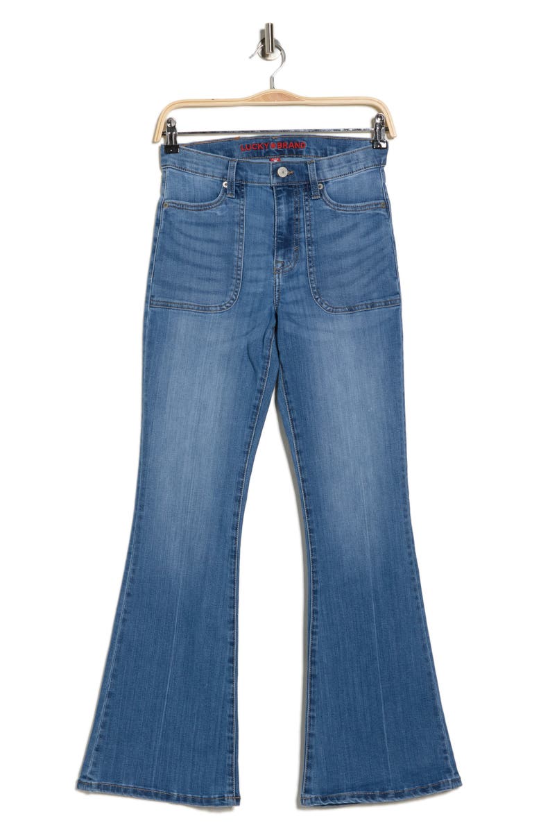 Lucky Brand High Rise Stevie Flare Jeans, Alternate, color, Runaway