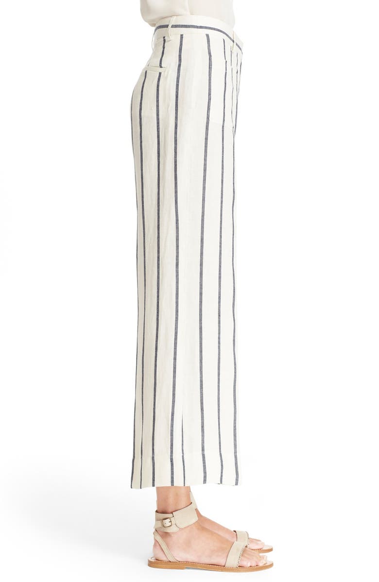 Theory 'Livdale' Stripe Linen Pants, Alternate, color, 