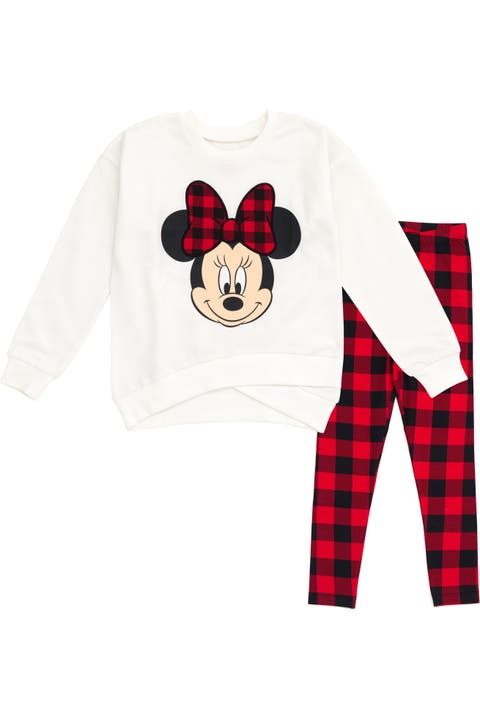 Minnie Mouse Fleece Sweatshirt and Tulle Leggings Set