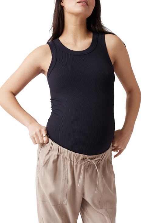 Seamless Rib Maternity Tank