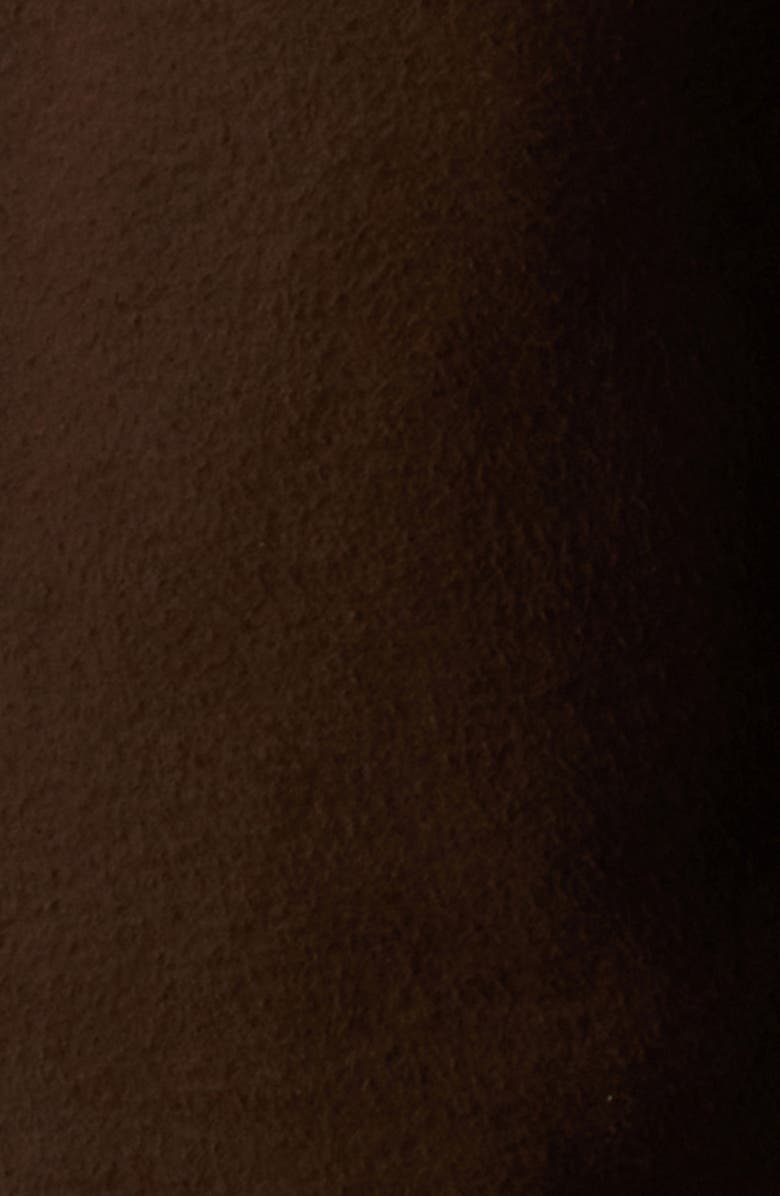 The Normal Brand Heavyweight Cotton Flannel Button-Up Overshirt, Alternate, color, Dark Brown