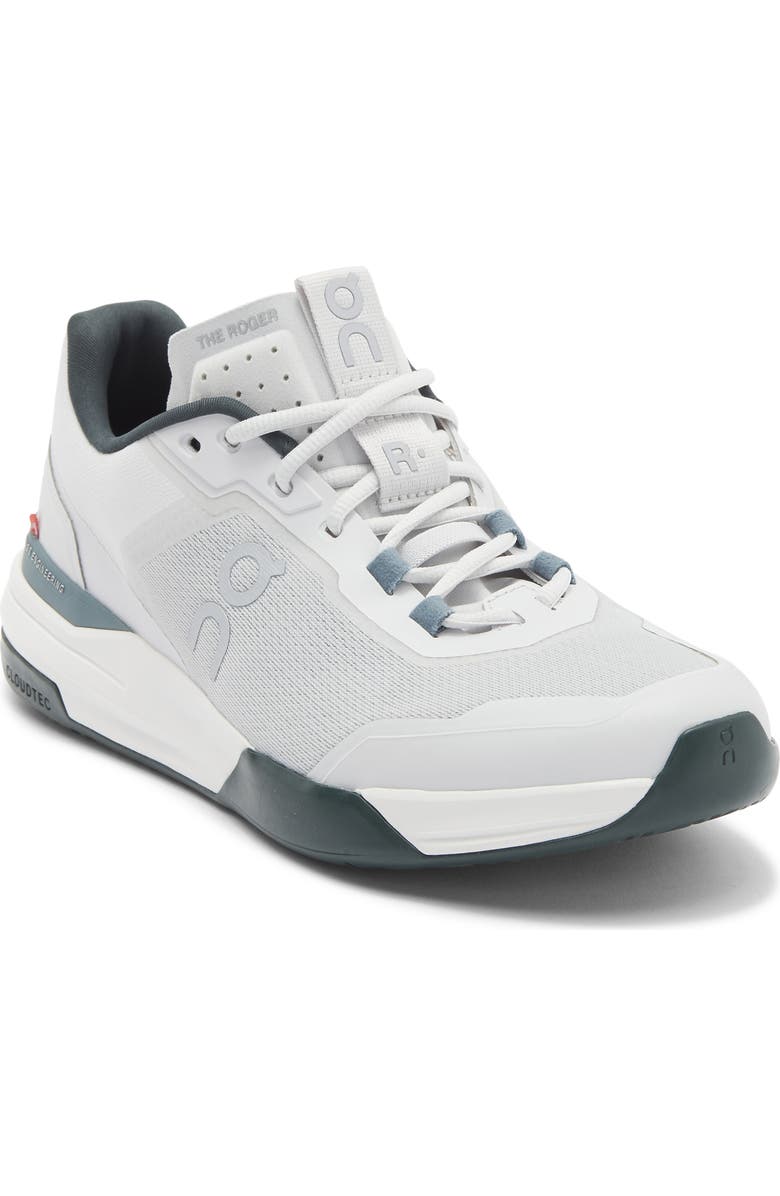 On THE ROGER Adv Pro Tennis Shoe, Main, color, Frost/ Evergreen