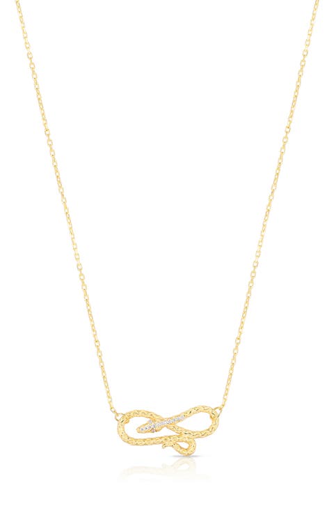 Snake Pendant Necklace
