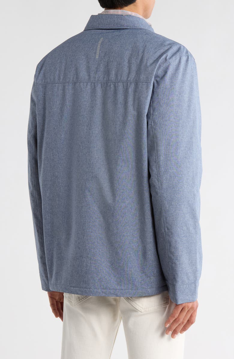 Tommy Bahama Parkcrest Water Repellent Shirt Jacket, Alternate, color, Navy Heath