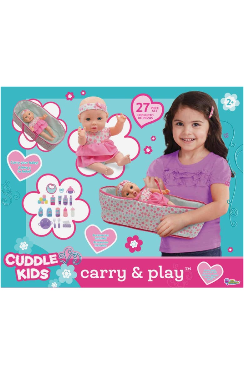 Little Darlings Carry and Play 12 Inch Doll, Alternate, color, Multicolored
