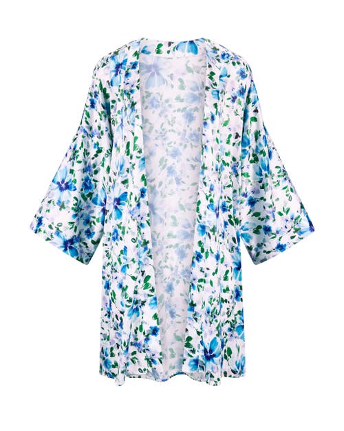 Adore Me Izabella Robe In Floral White