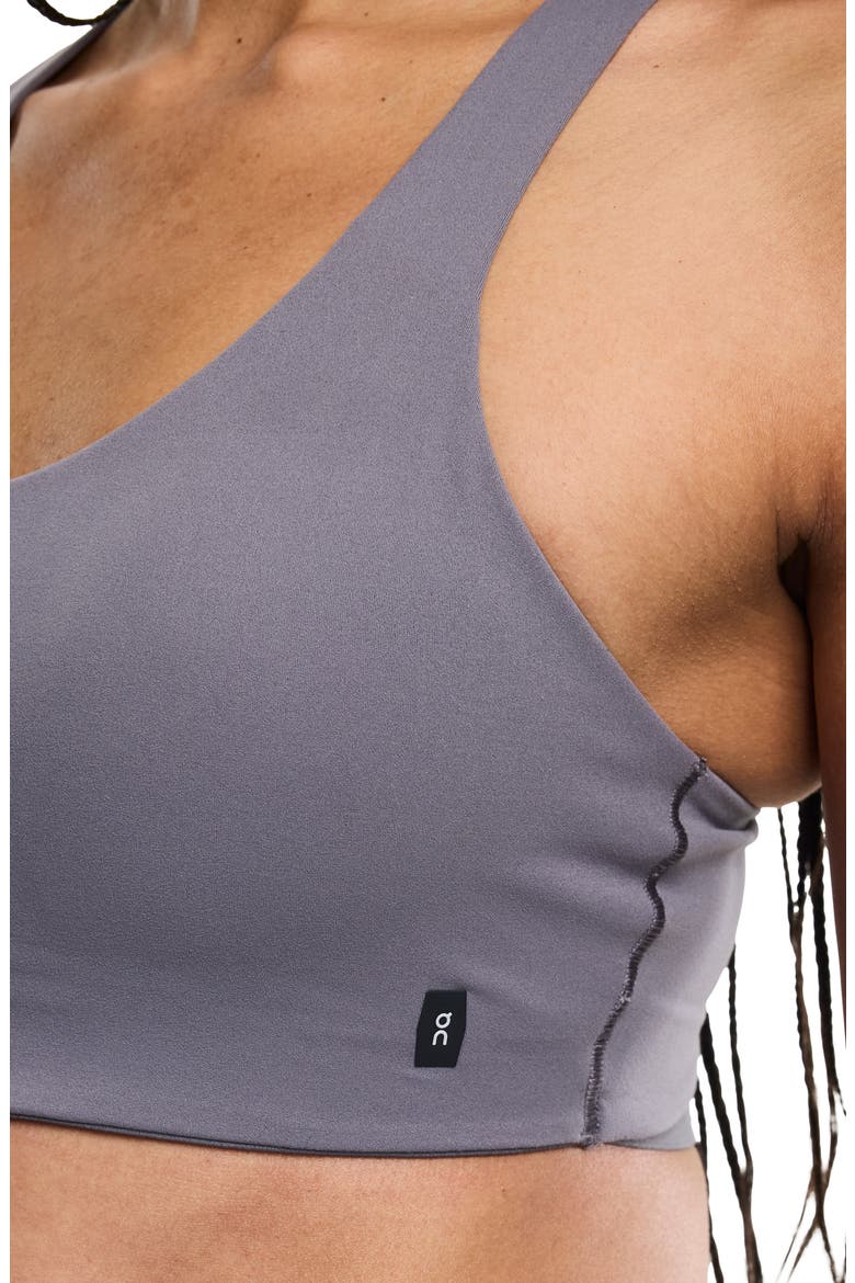 Studio Racerback Sports Bra, Alternate, color, EMBER