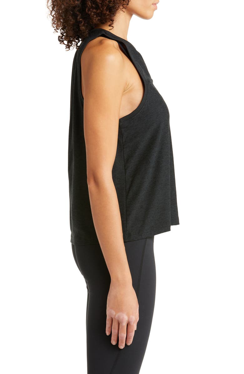 Beyond Yoga Featherweight Rebalance Tank, Alternate, color, Darkest Night