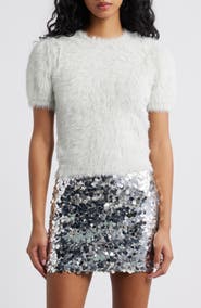 BP. Fuzzy Metallic Sweater