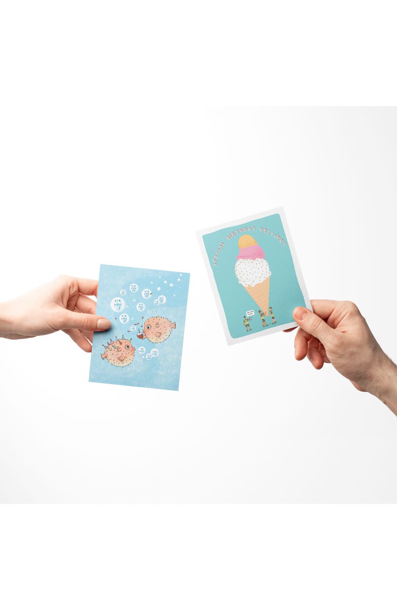 Ramus & Co Birthday Greeting Card Pack Sets (3 ct, Assorted) Are You 1, Are You 2... Ice Cream Birthday Delivery, Scooba Hoops, Alternate, color, Multi-Pack