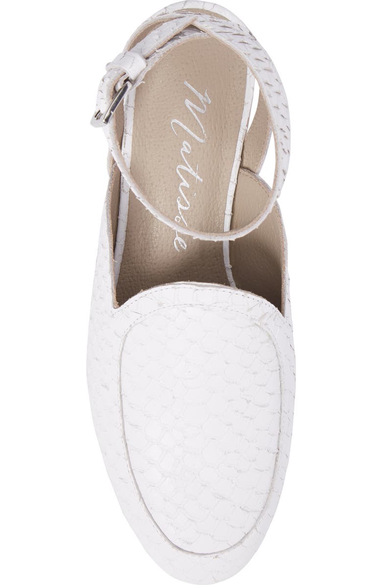 Matisse Half Moon Ankle Strap Loafer, Alternate, color,