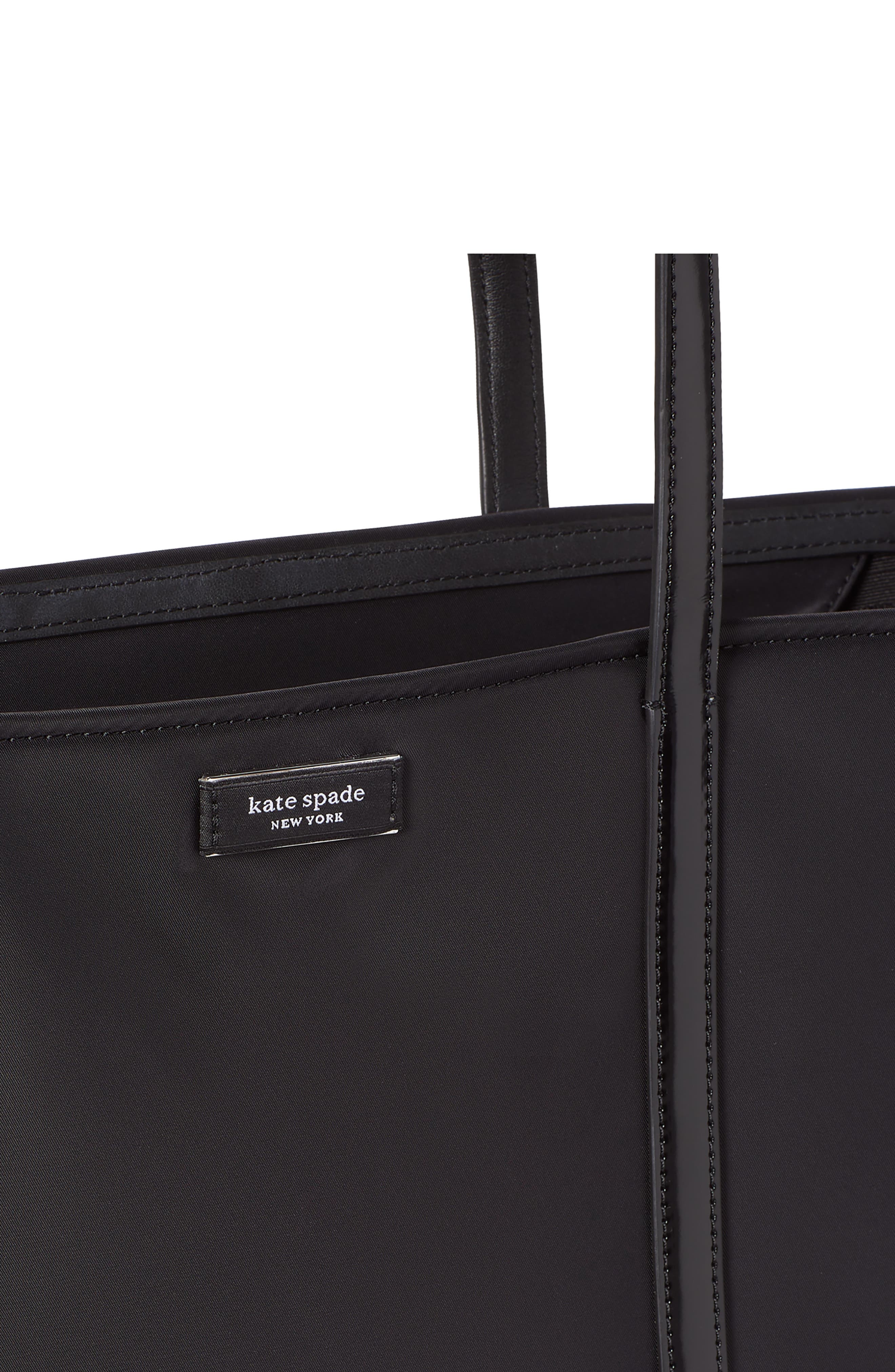 Kate Spade New York medium sam icon recycled nylon tote, Alternate, color, 