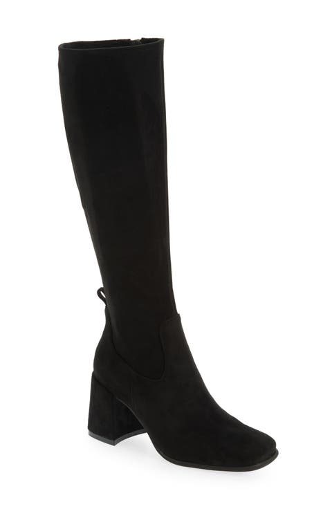 Hot Lava Knee High Stretch Boot (Women) (Regular & Wide Calf)