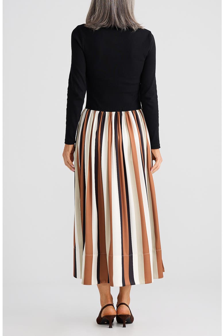 Daphne Stripe Long Sleeve Maxi Dress, Alternate, color, OAKLEY STRIPE