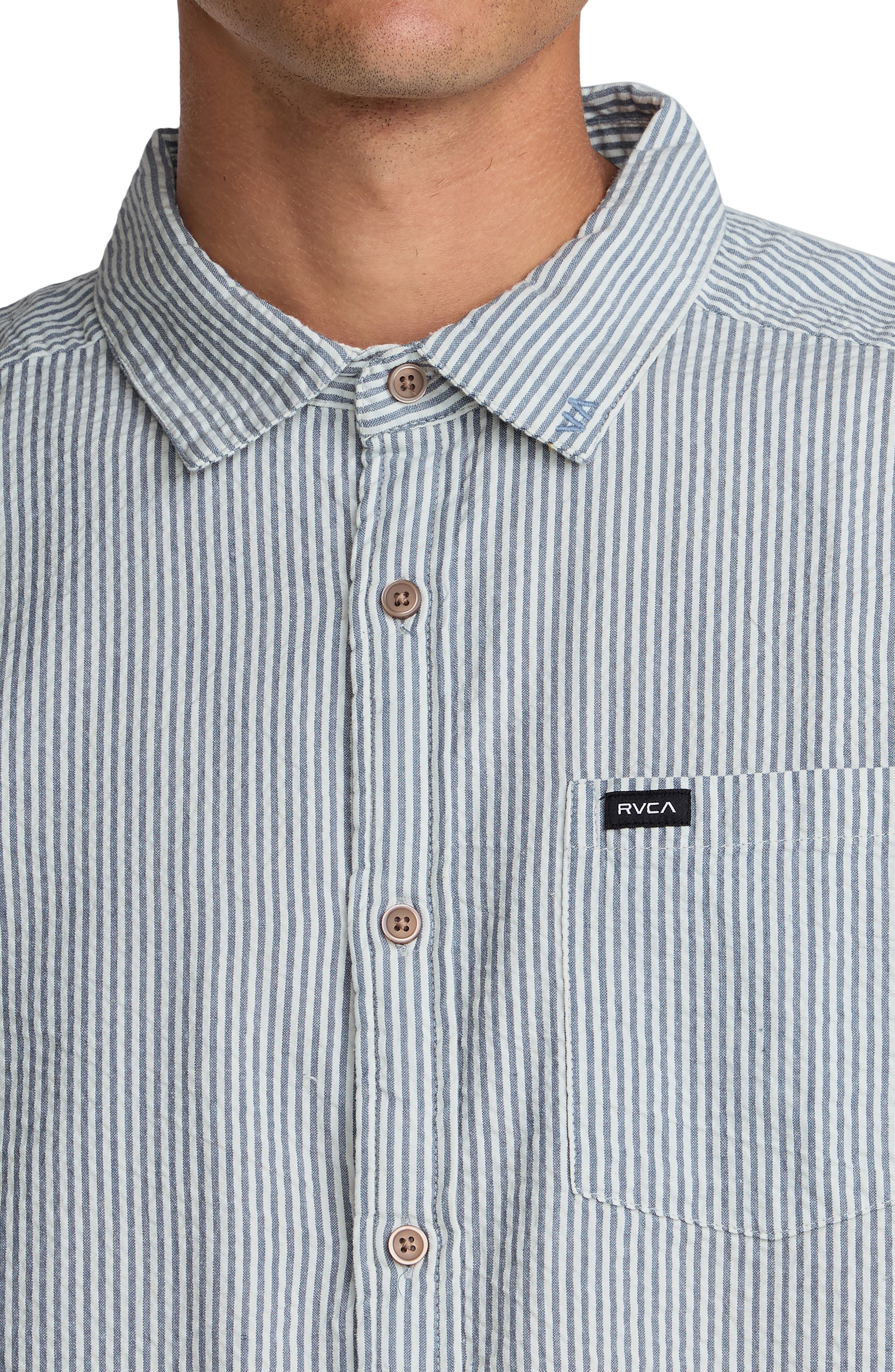 That'll Do Seersucker Short Sleeve Button-Up Shirt - image 2