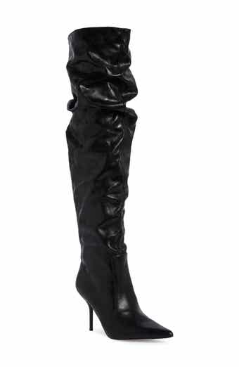 Prettie Faux Leather Over the Knee Boot