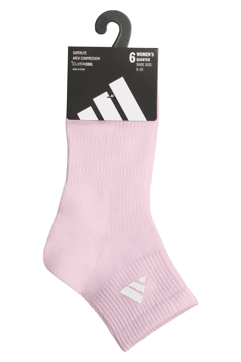 Superlite 3.0 6-Pack Ankle Socks, Alternate, color, BRIGHT PINK