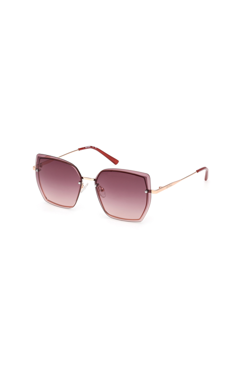 Oversized Square Metal Sunglasses