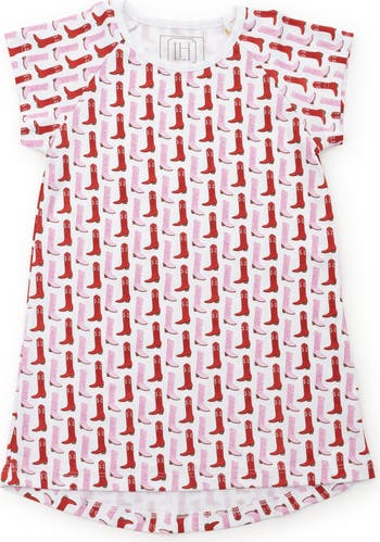 Lila & Hayes Girls Maggie Tiered Skirt - Flag Stars & Stripes & Bows
