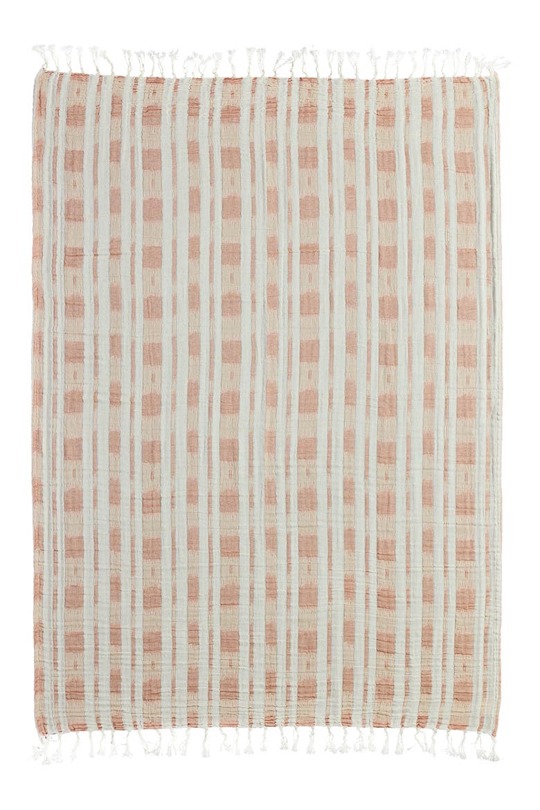 Amagansett Throw Blanket, Alternate, color, TERRACOTA