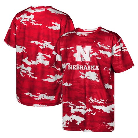Youth Scarlet Nebraska Huskers Scrimmage Sublimated T-Shirt