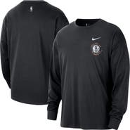 Nike Men's Nike  Black Brooklyn Nets 2025/26 City Edition Remix Essential Logo Long Sleeve T-Shirt