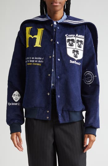 Corduroy Varsity Jacket