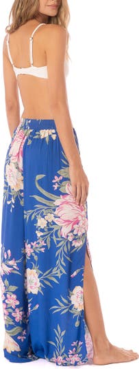 Floralia Ophelia Split Wide Leg Cover-Up Pants