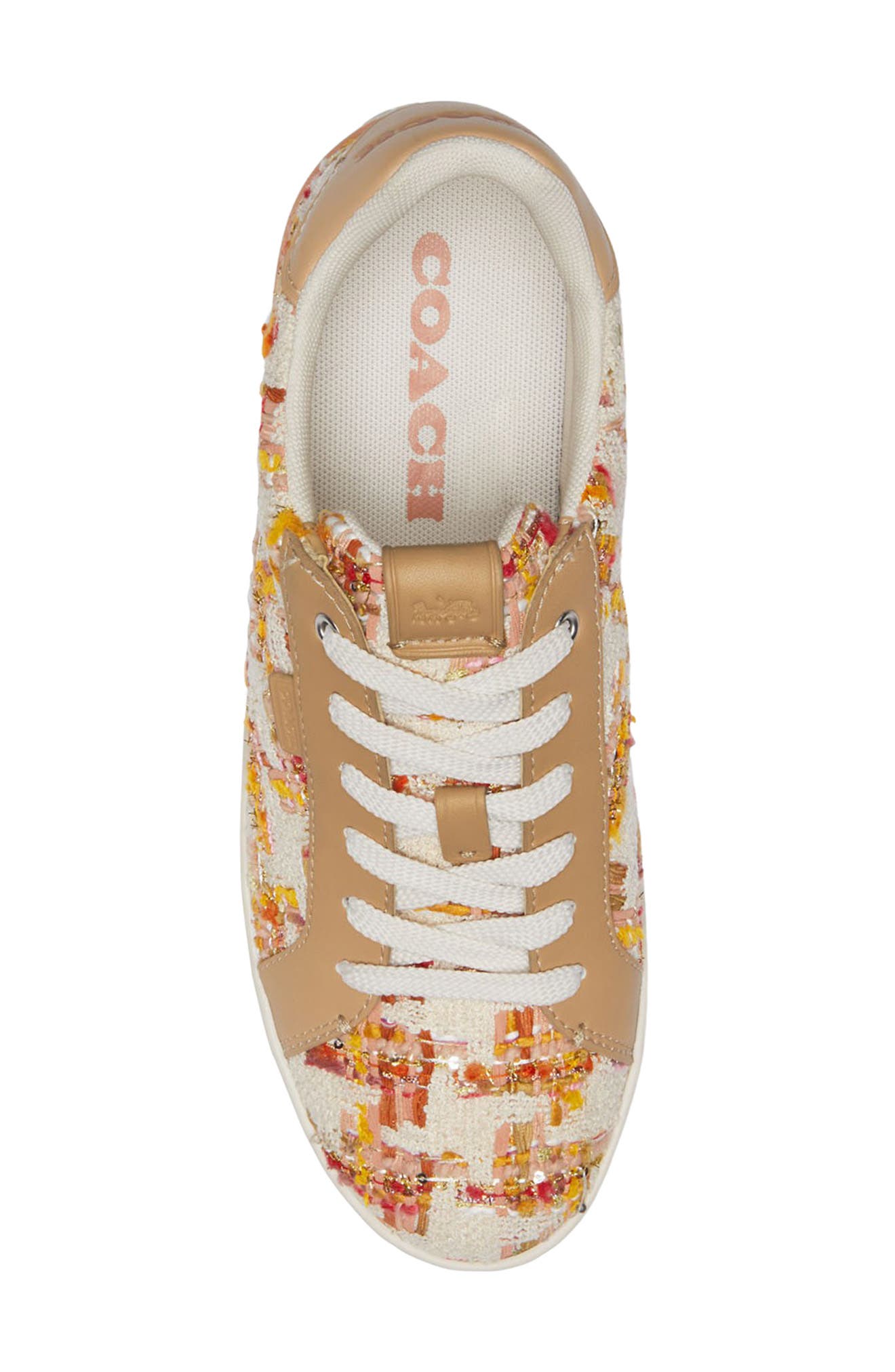 COACH Lowline Tweed Sneaker, Alternate, color, 