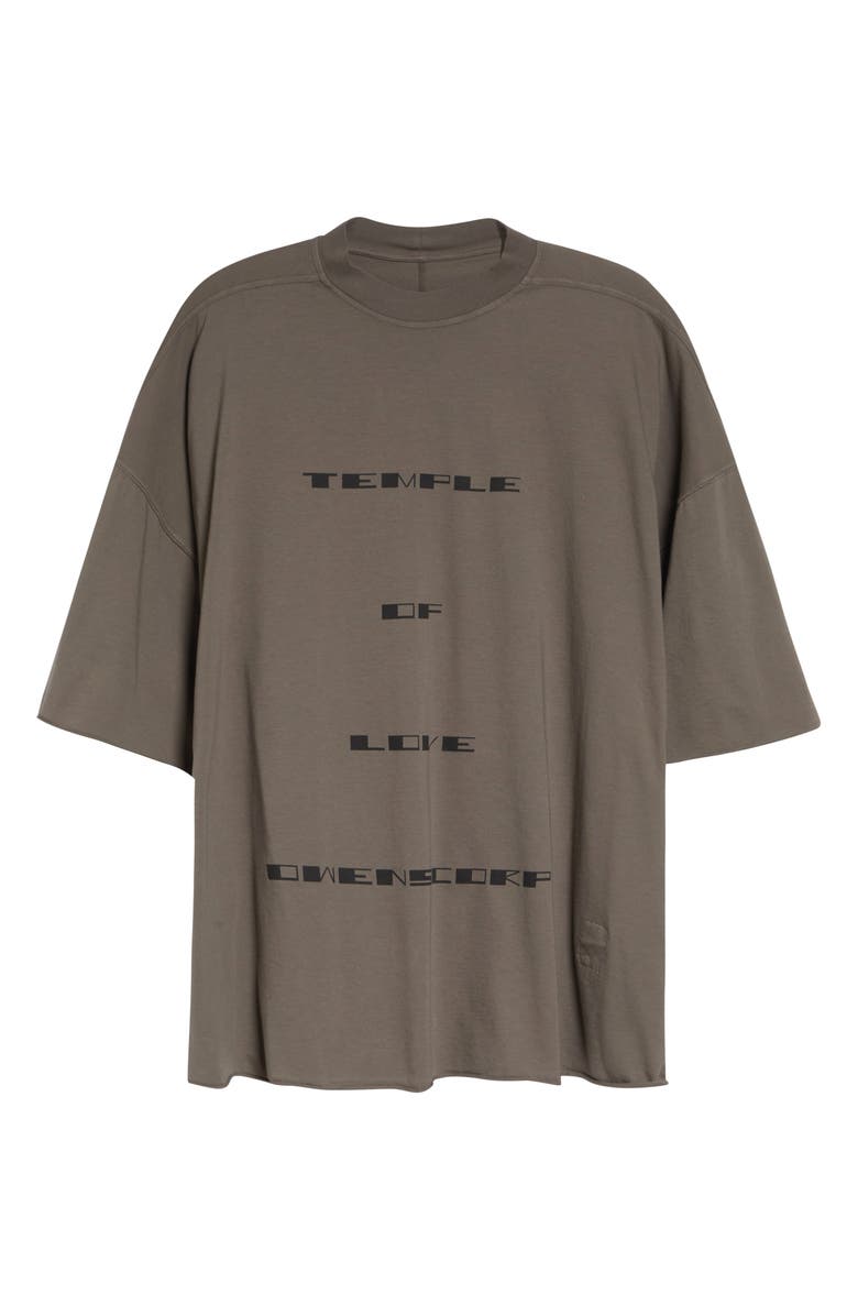Rick Owens DRKSHDW Tommy Temple Graphic T-Shirt, Main, color, Dust/ Black