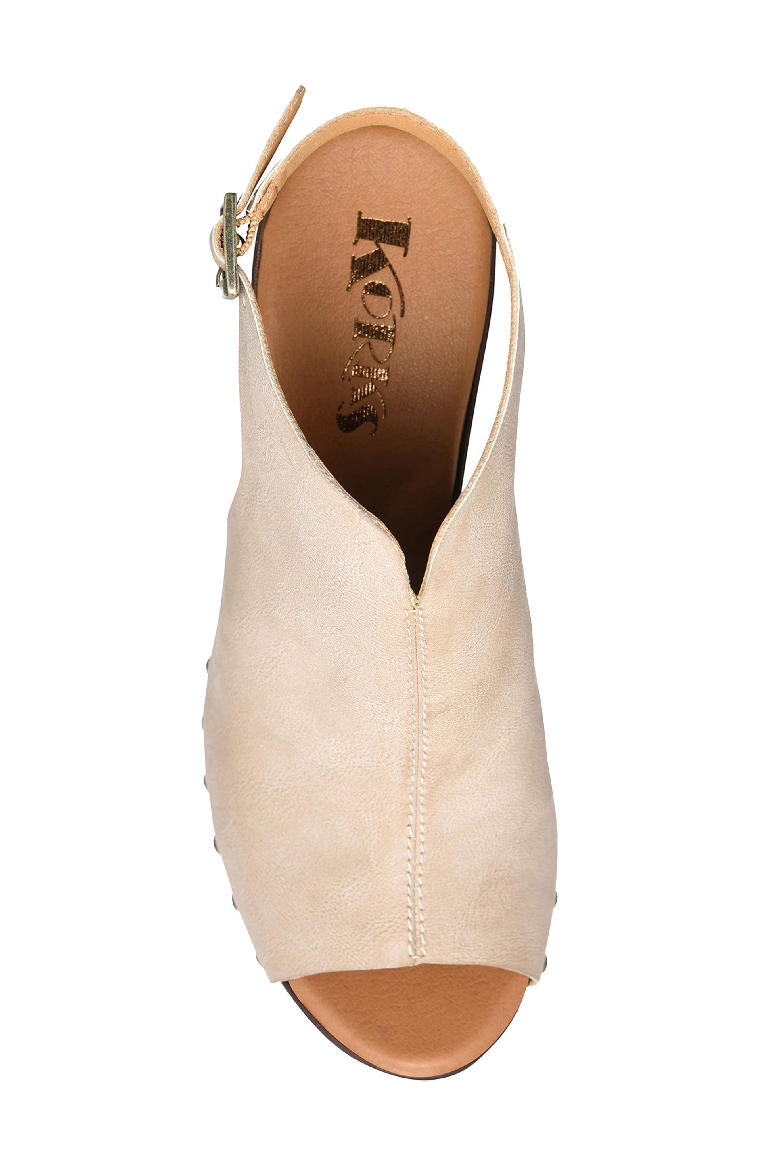 Arden Open Toe Heeled Sandal, Alternate, color, NATURAL