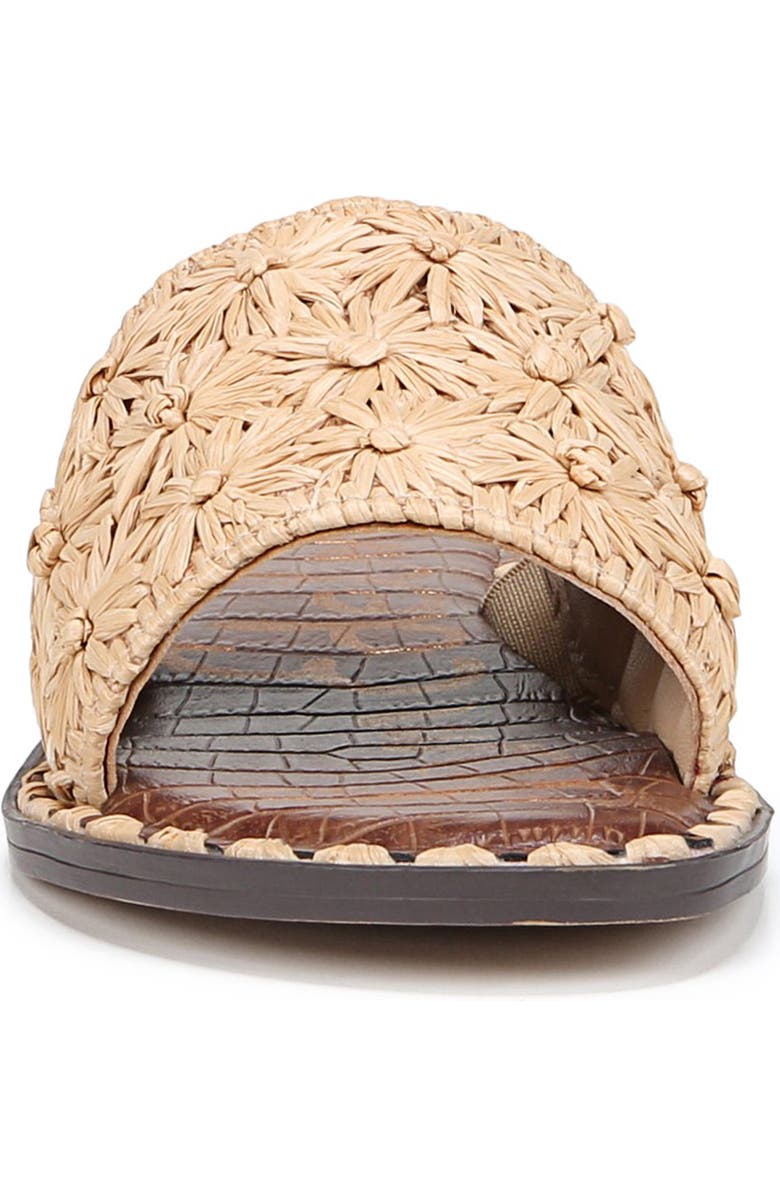 Sam Edelman Giovanna Raffia Slide Sandal, Alternate, color, Beechwood