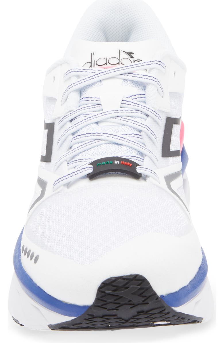 Diadora ATOMO V7000-2 Running Shoe, Alternate, color, White/ Surt The Web/ Pink Fluo