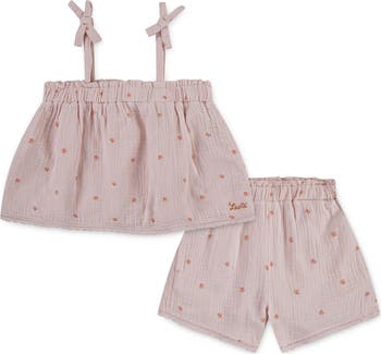 Kids' Eyelet Top & Skort Set