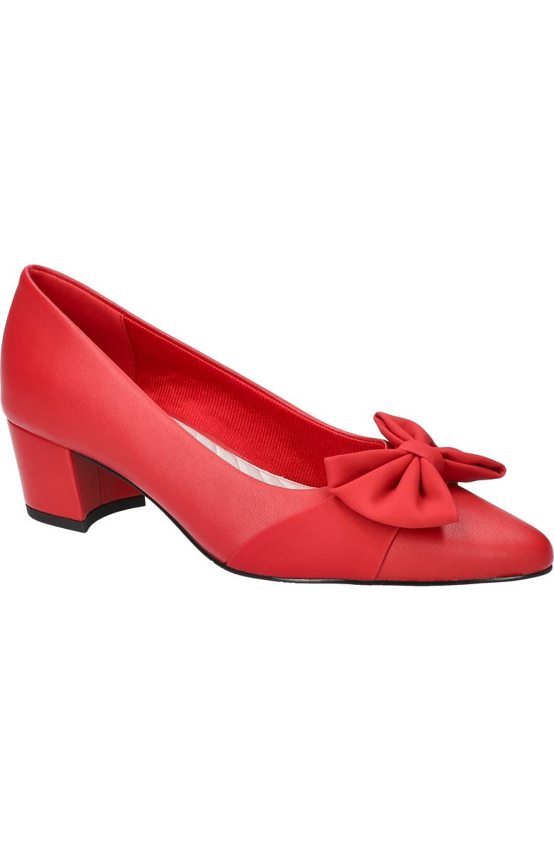 EASY STREET Alva Pointed Toe Pump - Wide Width Available, Main, color, Red