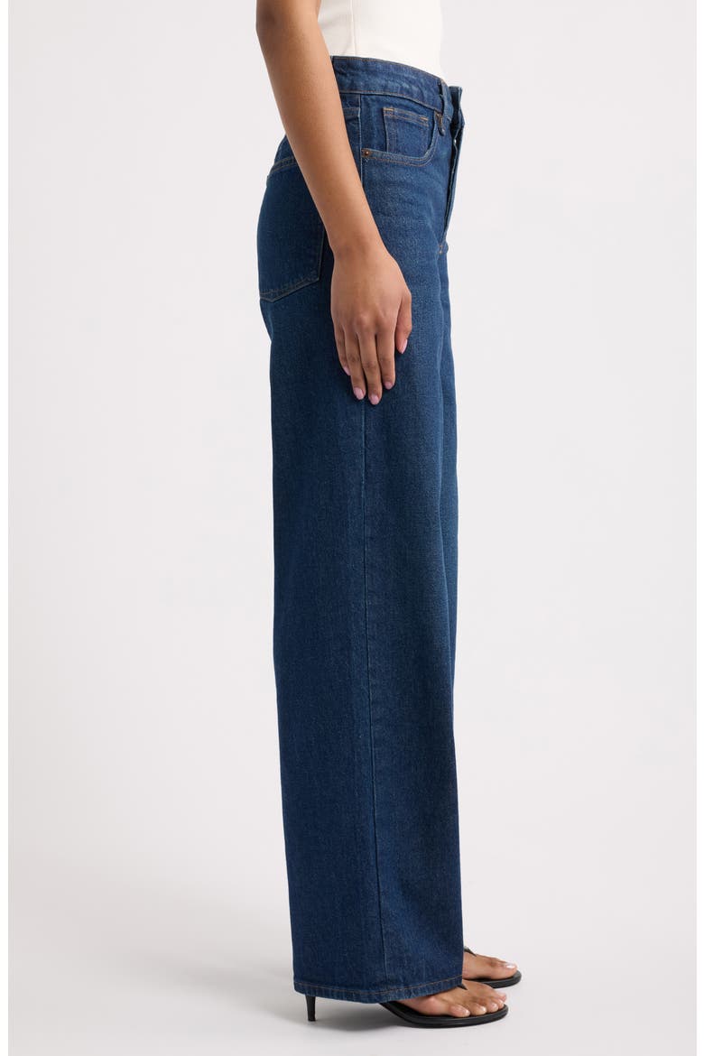 Vintage Wide Leg High Waist Jeans, Alternate, color, INDIGO1329