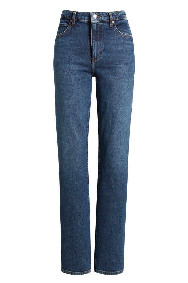 The Ruler High Waist Straight Leg Jeans, Alternate, color, ARCHIE