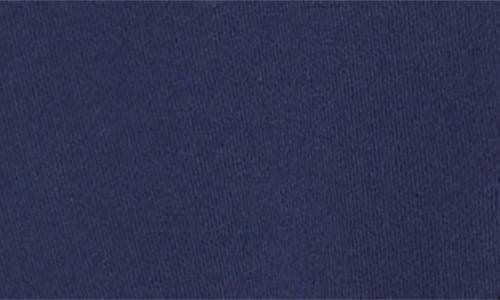 PACSUN PACSUN DENIM APPLIQUÉ ZIP-UP COTTON BLEND HOODIE