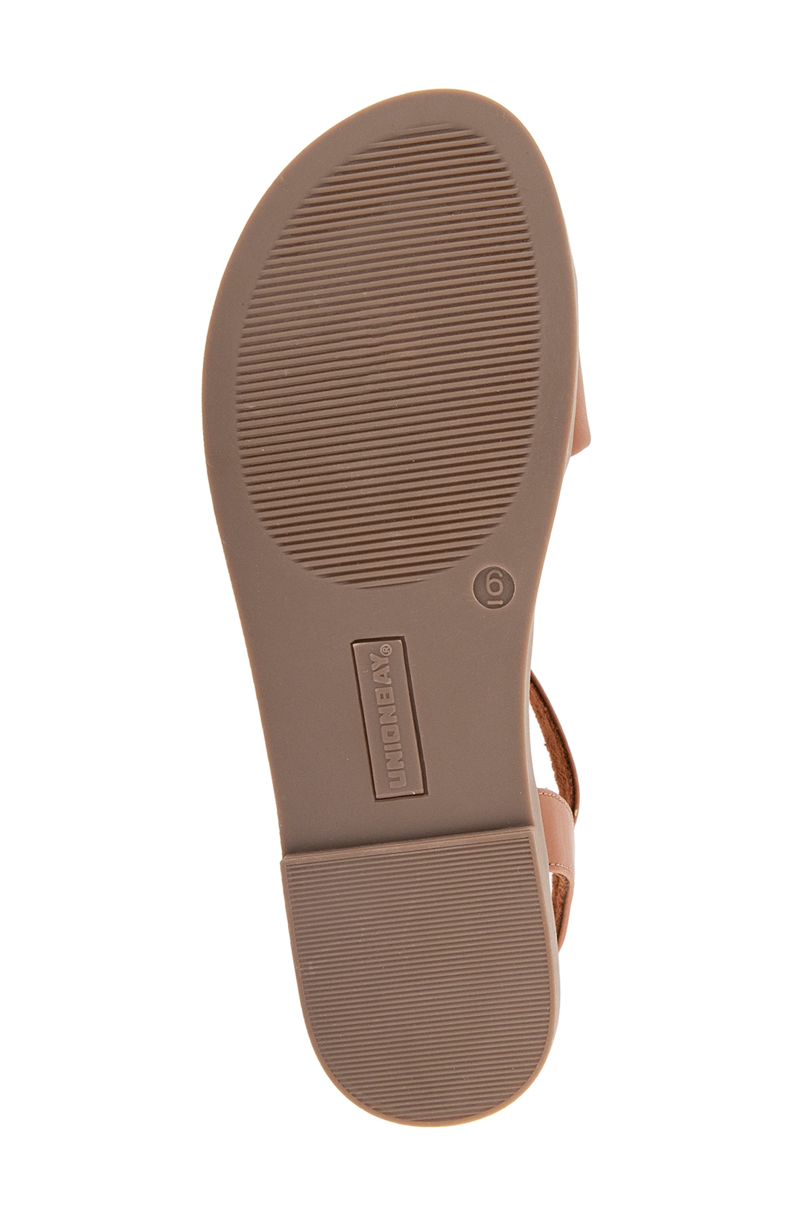 UNIONBAY Regal Ankle Strap Sandal, Alternate, color, Cognac