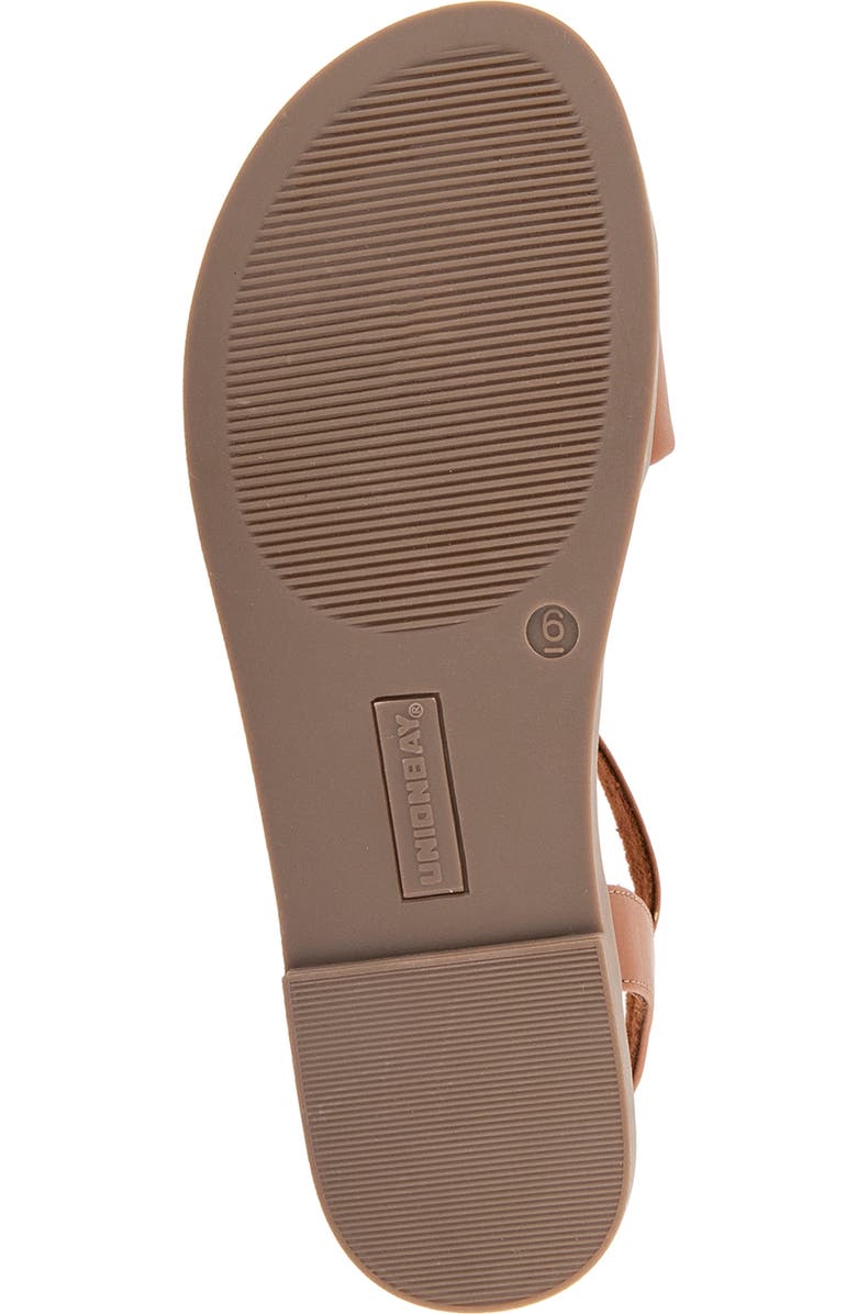 UNIONBAY Regal Ankle Strap Sandal, Alternate, color, Cognac