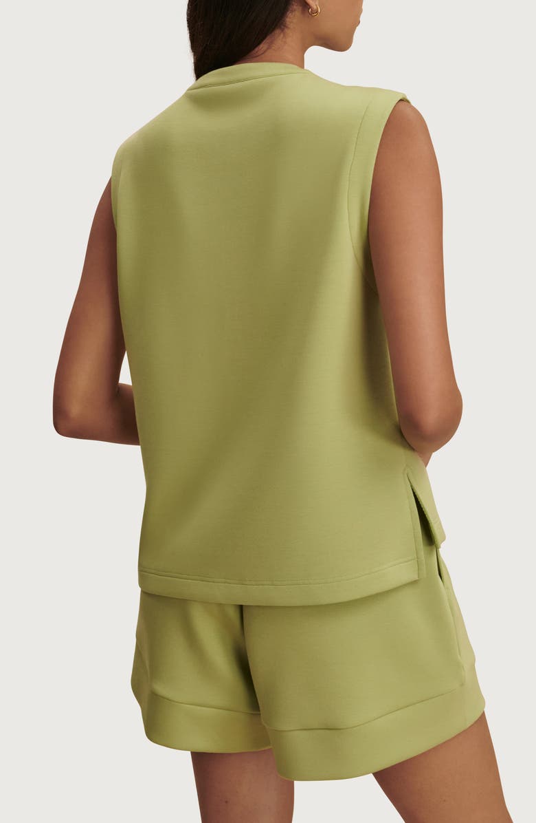 Varley Simmons Half Zip Tank, Alternate, color, Fern