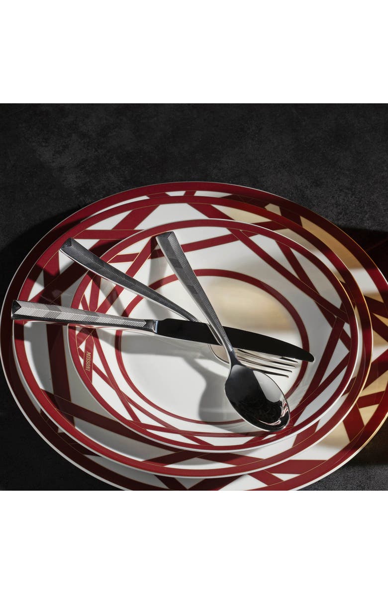Missoni Dessert Fork, Alternate, color, Silver