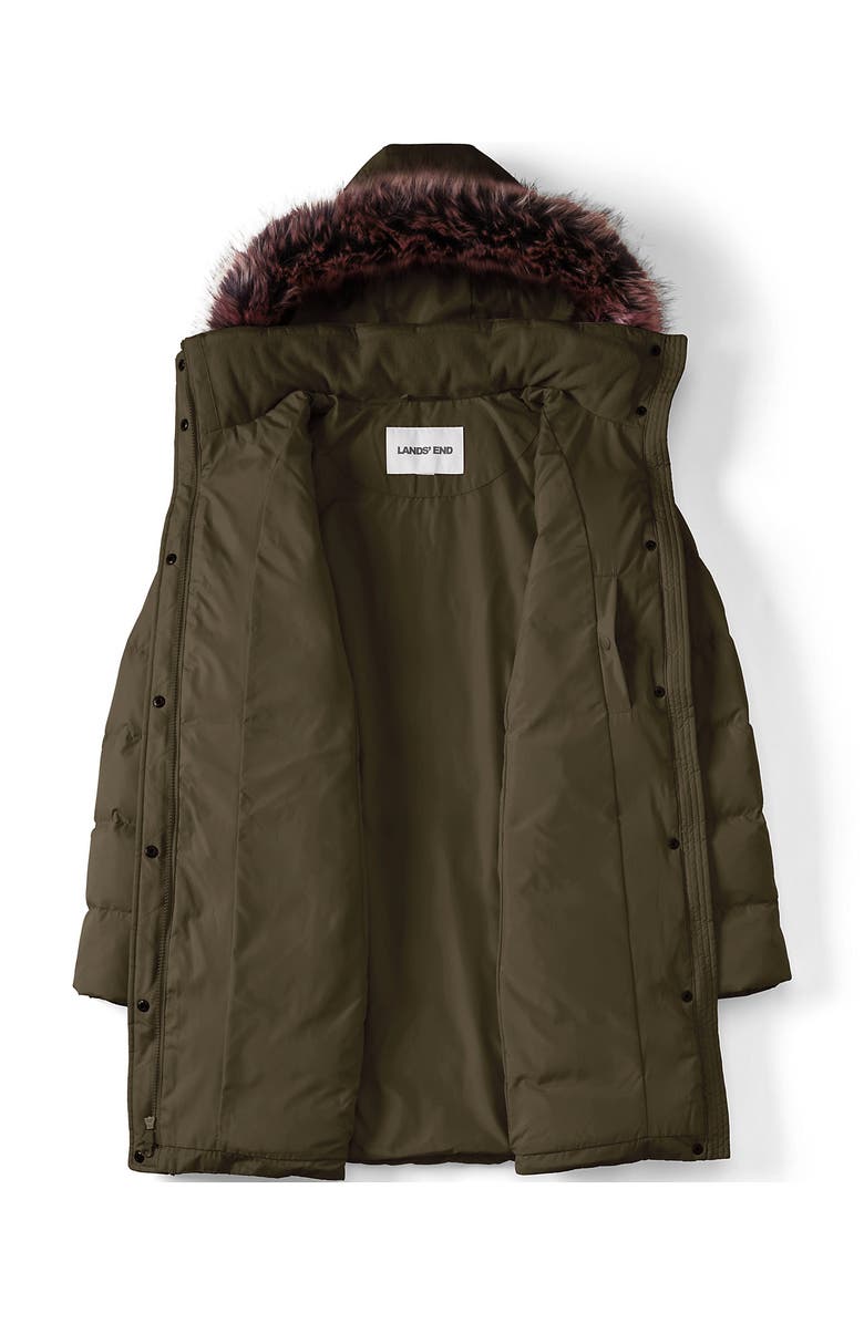 Lands' End Down Winter Coat, Alternate, color, Woodland Moss