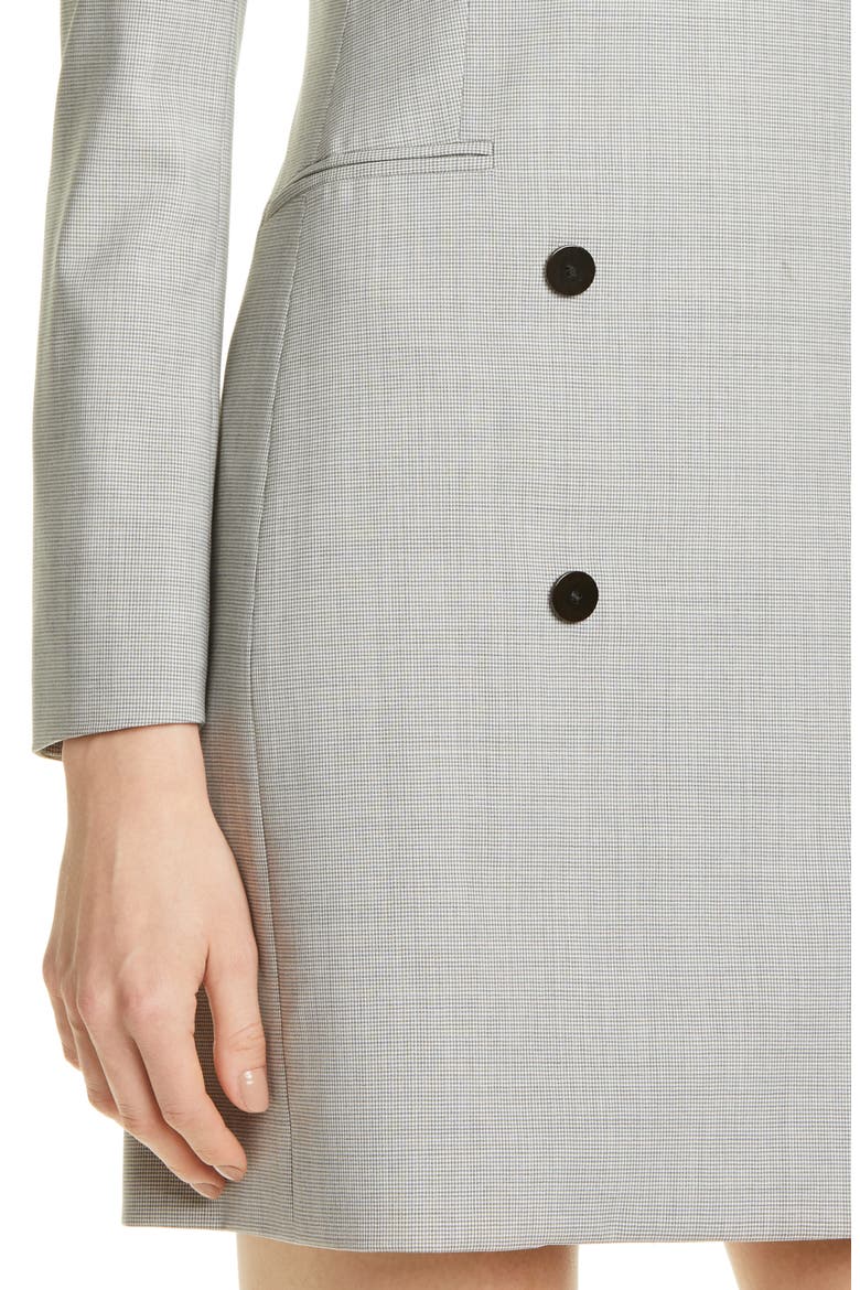Long Sleeve Blazer Dress, Alternate, color, GREY MULTI