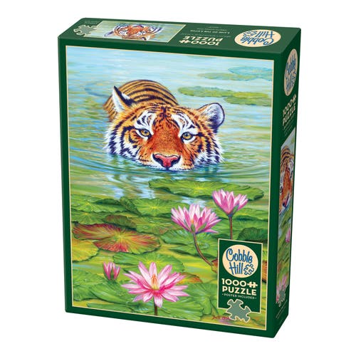 Cobble Hill Hill 1000 Piece Puzzle Land Of The Lotus Reference Poster Included in Multicolored  product