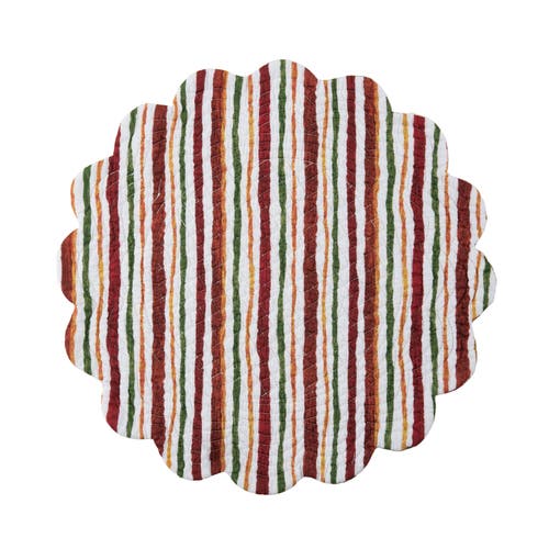 C & F Home C&f Home Camilla Round Placemats Set Of 6, 17" In Multi